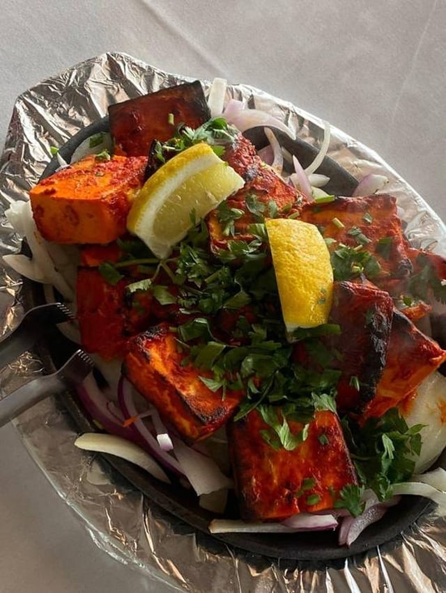 Tandoori Paneer Tikka.